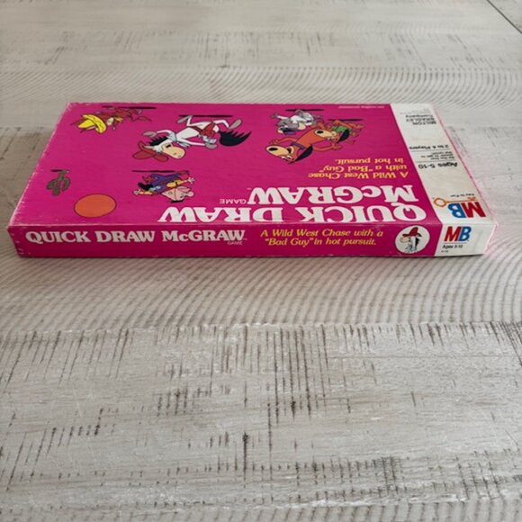 UNPUNCHED 1981 Milton Bradley Quick Draw McGraw Game - Picture 10 of 12